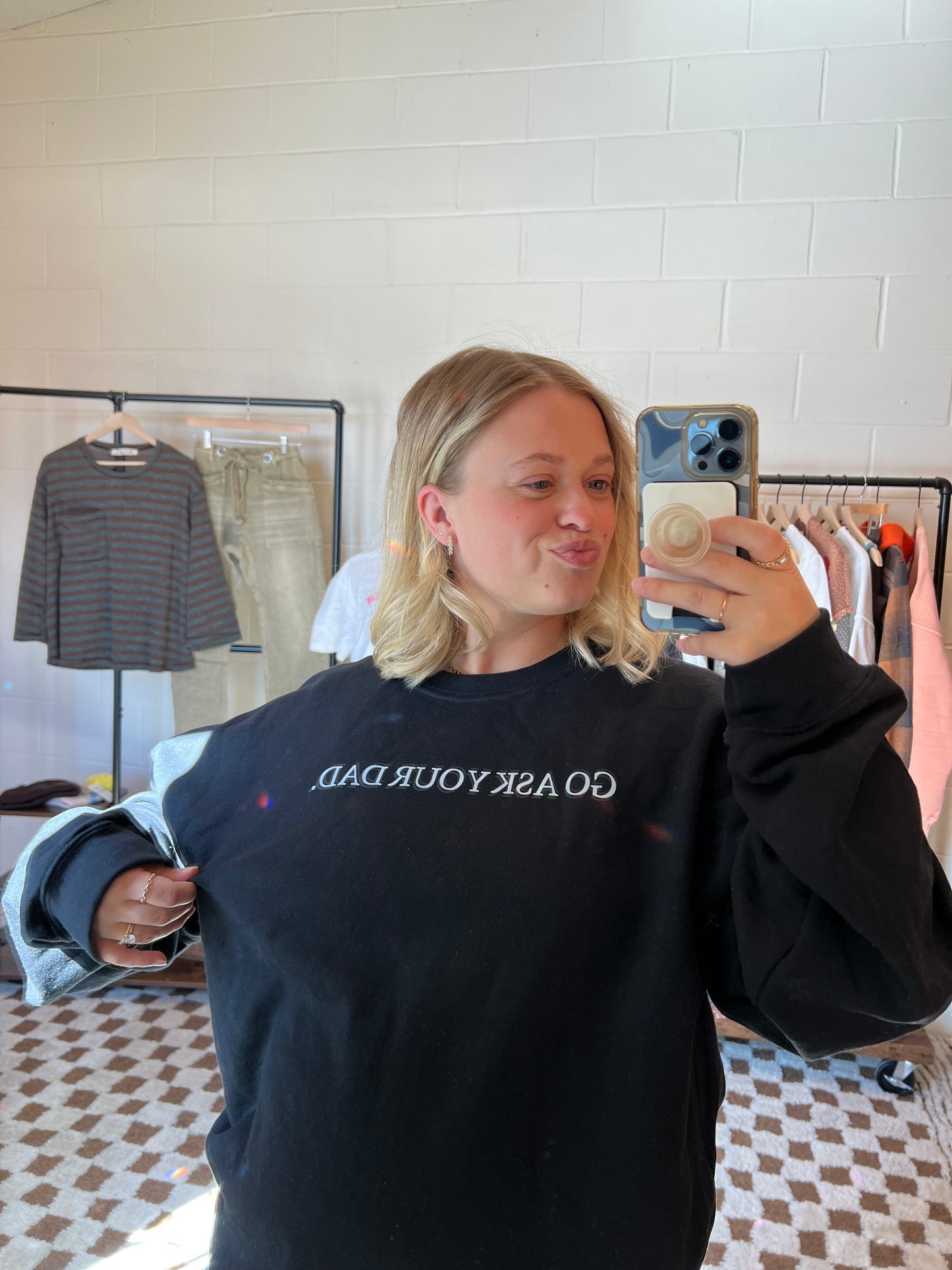 Go Ask Your Dad Crewneck