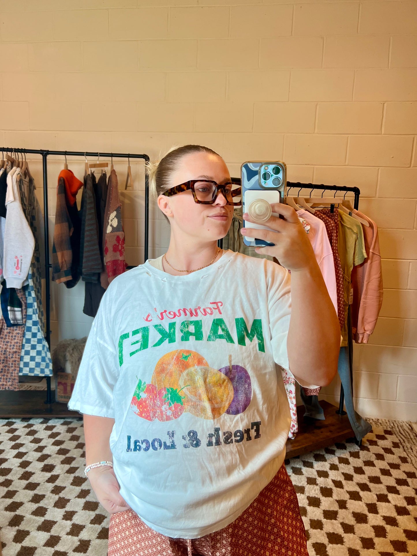 Farmer's Market Oversized Graphic Tee