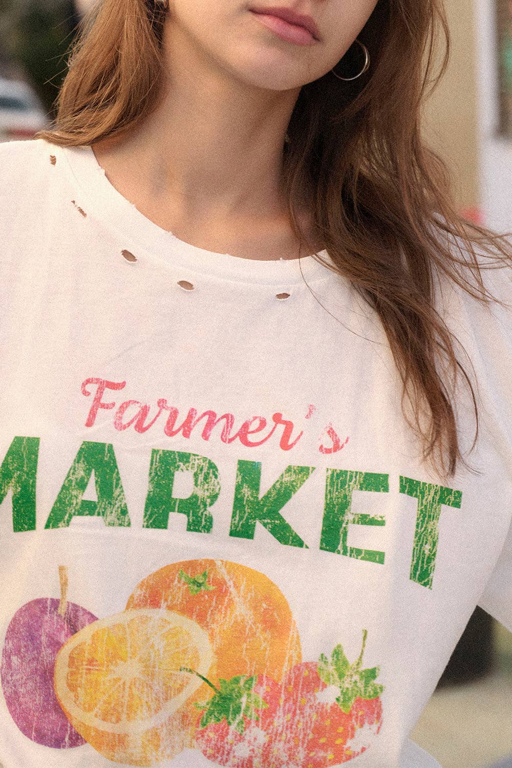 Farmer's Market Oversized Graphic Tee