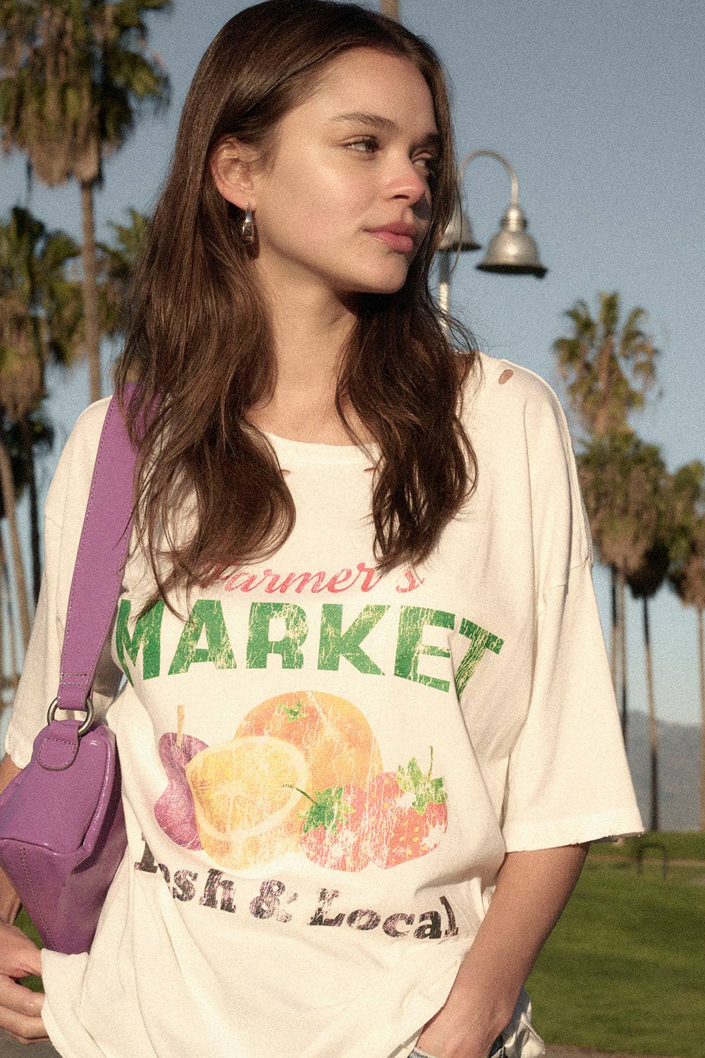 Farmer's Market Oversized Graphic Tee