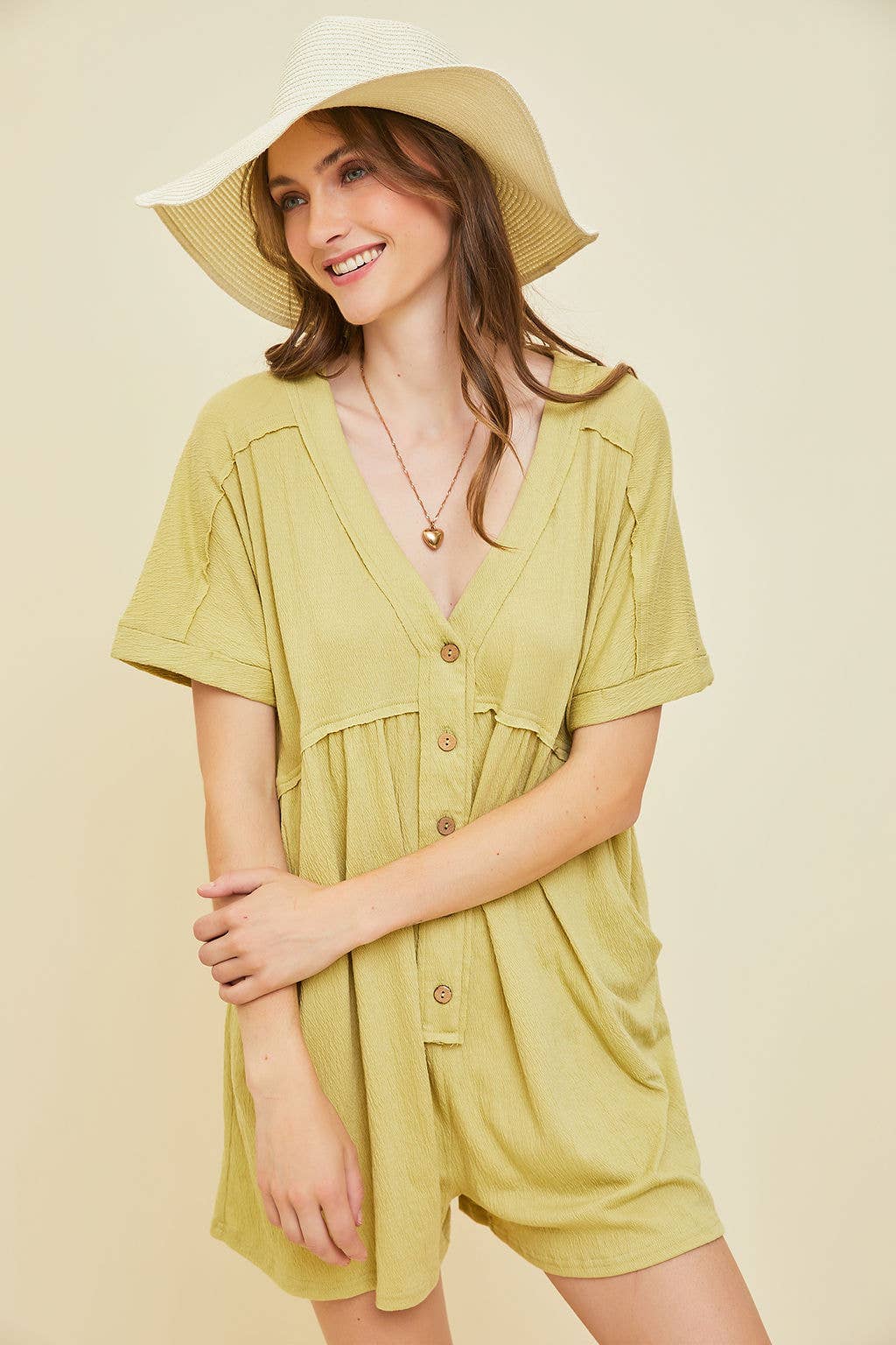 Button-Down Romper