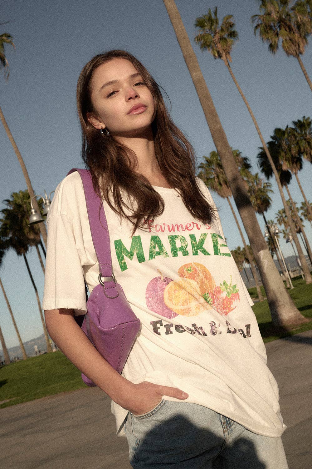 Farmer's Market Oversized Graphic Tee