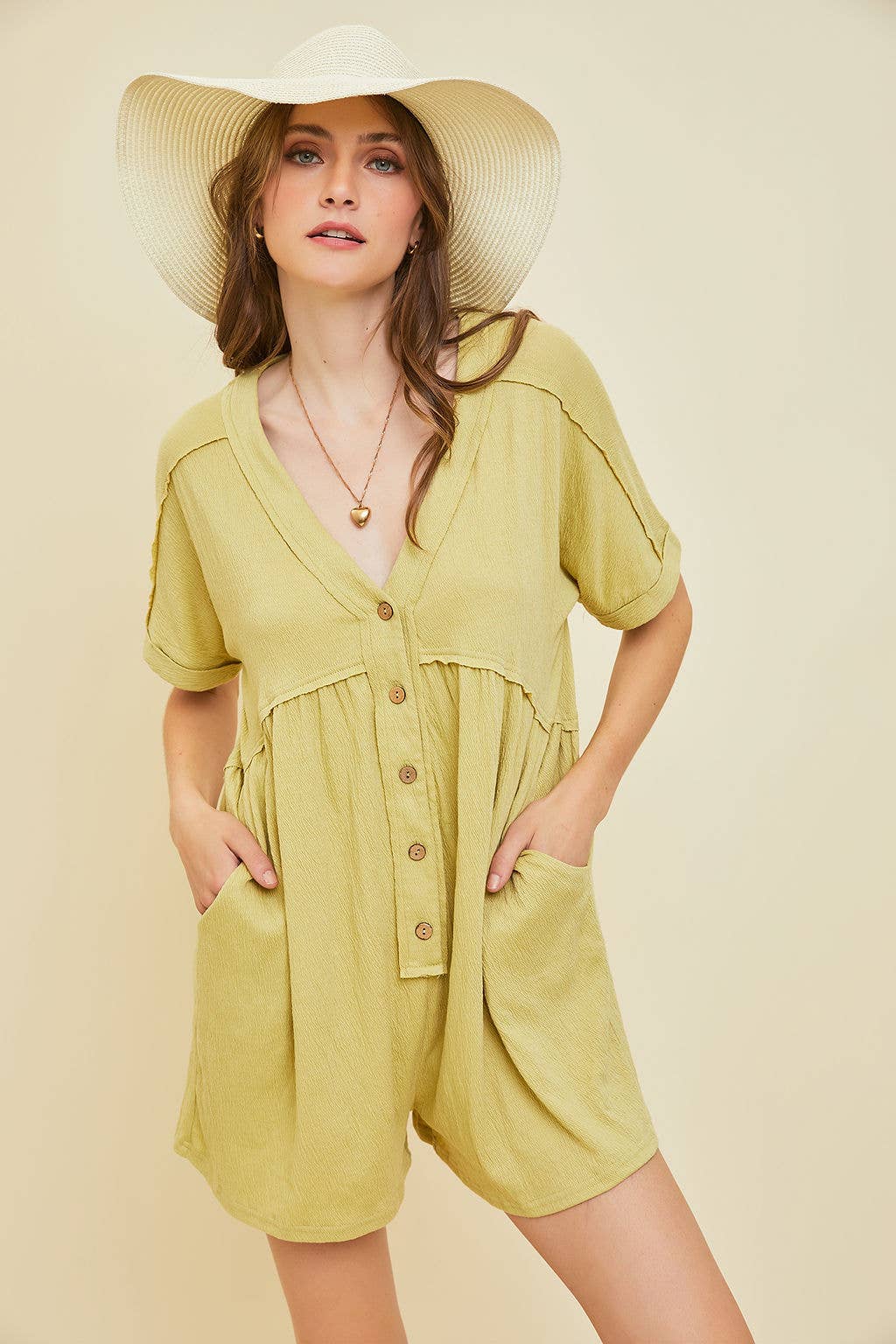 Button-Down Romper