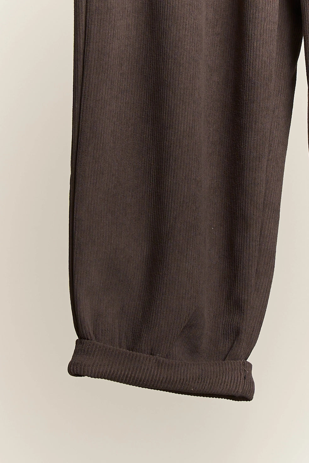 Baggy Dad Corduroy Fleece-Lined Pants