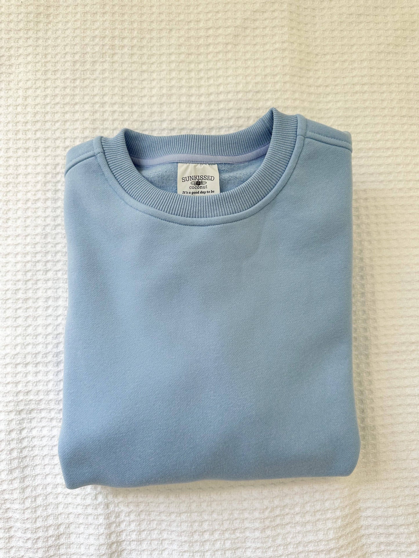 Blue Breeze Plush Crewneck